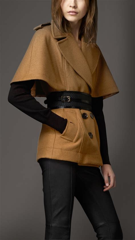 burberry cape coat